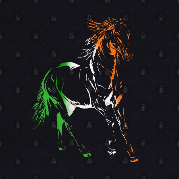 Irish Pride Horse by Danispolez_illustrations